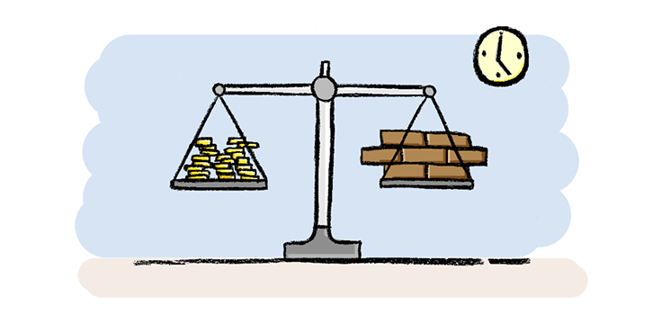 comparison of amount paid and its result